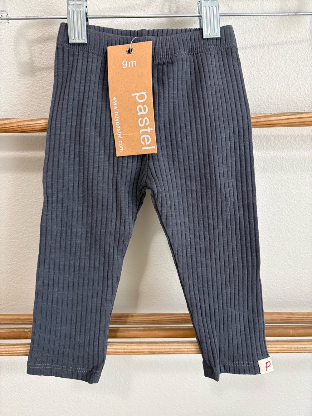 Pastels Baby Ribbed grey Leggings | multiple sizes available | NWT